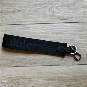 Lululemon Black Never Lost Keychain